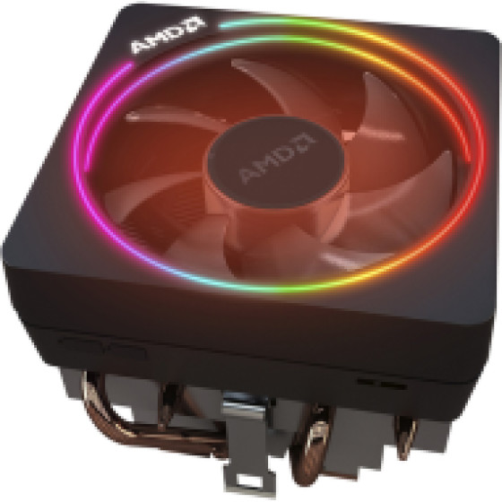 AMD Cpu Cooler Wraith Prism RGB, 105W, TDP, AM4, RGB, BLACK. - (712-000075)