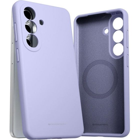 Mercury Case Pure Magsafe Silicone For Samsung Galaxy S26 Lavender grey