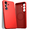 Mercury Case Pure Magsafe Silicone For Samsung Galaxy S26 red