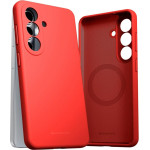 Mercury Case Pure Magsafe Silicone For Samsung Galaxy S26 red