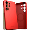 Mercury Case Pure Magsafe Silicone For Samsung Galaxy S26 Ultra red