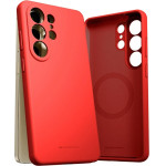 Mercury Case Pure Magsafe Silicone For Samsung Galaxy S26 Ultra red