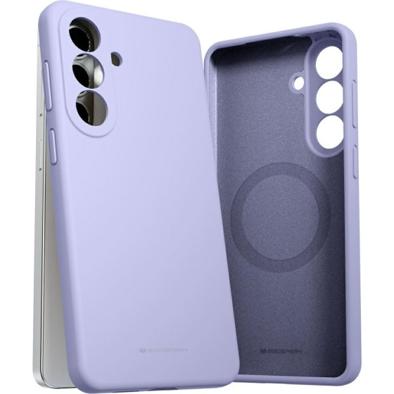 Mercury Case Pure Magsafe Silicone For Samsung Galaxy S26+ Lavender grey
