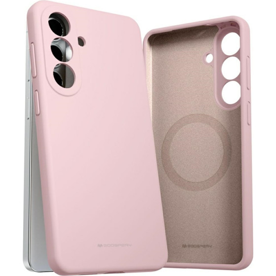 Mercury Case Pure Magsafe Silicone For Samsung Galaxy S26+ Pink sand