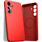Mercury Case Pure Magsafe Silicone For Samsung Galaxy S26+ red