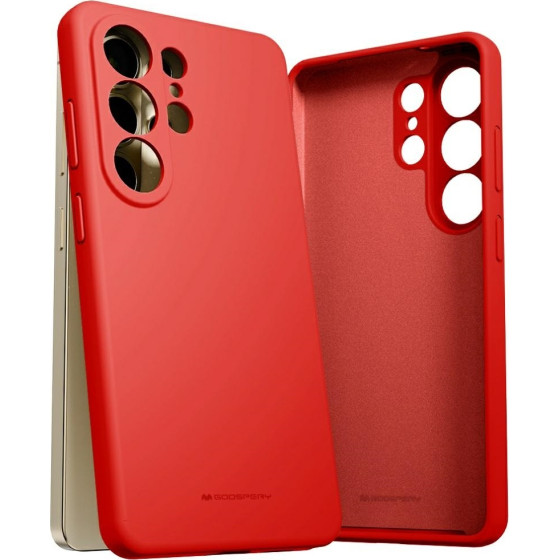 Mercury Case Silicone For Samsung Galaxy S26 Ultra red