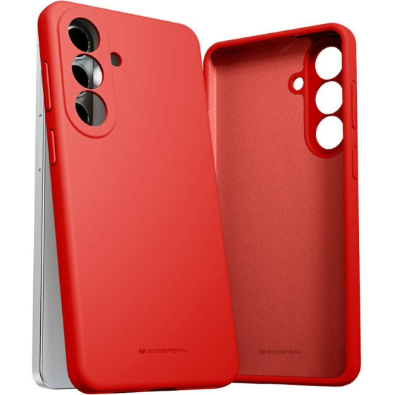Mercury Case Silicone For Samsung Galaxy S26+ red