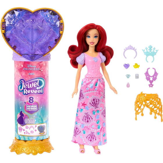 Mattel Disney Dolls: Disney Princess Fashion Dolls - Disney Princess Ariel With Jewelry Box (JHL49)