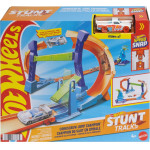 Mattel Hot Wheels Speed Snap: Stunt Tracks - Corkscrew Jump Champion Playset (JLM91)