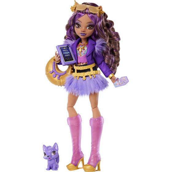 Mattel Monster High: Basic Series - Clawdeen Wolf (New Design) (JHK30)