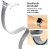 Spigen Metal Band, Silver - Apple Watch 42mm/41mm/40mm - (AMP10498)
