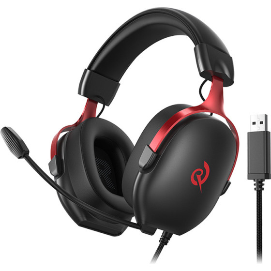QCY ��������� Gaming Heroad VN200 (����� ��� �������) - (H7GM Black red)