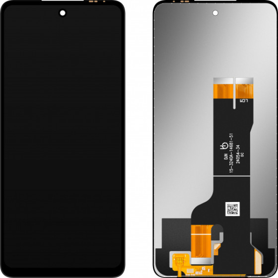 MP Lcd Display Module For Zte Blade A75, w/o Frame, Aftermarket, Black