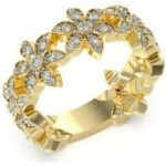 Guess Ring Women (54 ) - (JUBR04148JWYG)