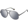 Polaroid Sunglasses Unisex (Lens/Bridge/Temple) 57/15/140 mm) - (PLD6217SRIW)