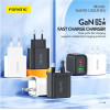 Foneng ��������� �������� ������� �������� GaN10-Eu �� ������ ����� Usb A & 2xUsb C Gan 65W & ������� Usb C �� Usb C 1m ����� - (GaN10)