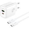 Foneng ��������� �������� ������� �������� �� ����� ����� Usb A & Usb C 45W Gan & ������� Usb C �� Usb C ����� - (EU67)