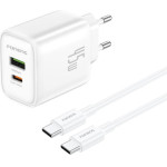 Foneng ��������� �������� ������� �������� �� ����� ����� Usb A & Usb C 45W Gan & ������� Usb C �� Usb C ����� - (EU67)