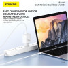 Foneng ��������� �������� ������� �������� �� ����� ����� Usb A & Usb C 45W Gan & ������� Usb C �� Usb C ����� - (EU67)