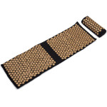 Acupuncture Massage Pad Set With Pillow And Cover Black Gold OEM