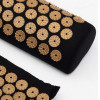 Acupuncture Massage Pad Set With Pillow And Cover Black Gold OEM