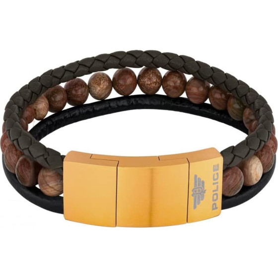 POLICE Bracelet Man ( ) - (PJ26552BLK.06)