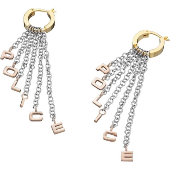 POLICE Earrings Women (5CM ) - (PJ25596ESSGRG)