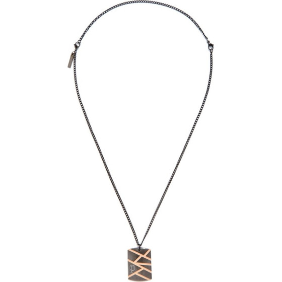 POLICE Necklace Man (50+20CM ) - (PJ26485PSBR01)