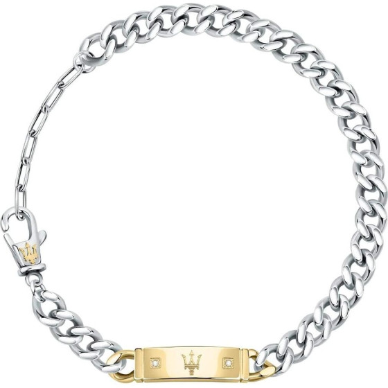 MASERATI Bracelet Man (22+4CM ) - (JM221ATY07)