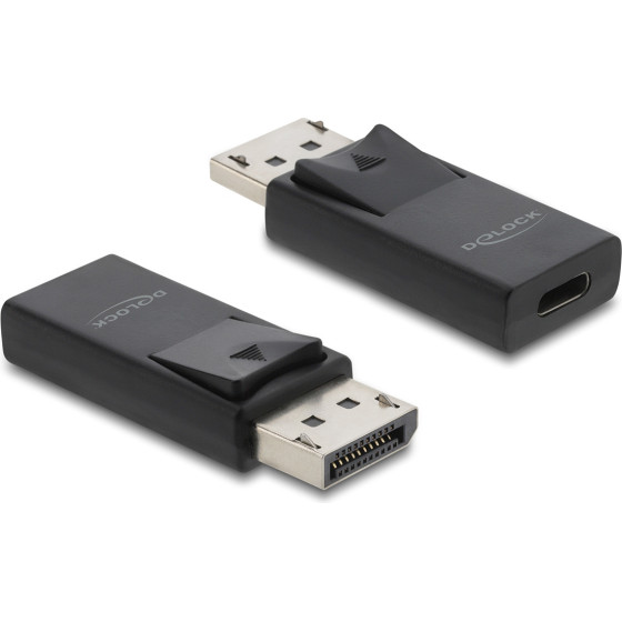 DeLock ���������� Displayport �� USB-C 8K/60Hz, ������ - (61078)