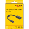 DeLock ���������� USB-C �� Hdmi 8K/60Hz, ������ - (61085)