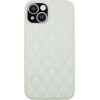 Vivid Diamond Shape Pu Leather Case Apple Iphone 14 White - (CS-Sp Case-2403001)