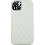 Vivid Diamond Shape Pu Leather Case Apple Iphone 14 White - (CS-Sp Case-2403001)