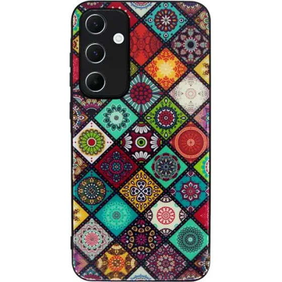 Vivid Ethnic Style Case Samsung Galaxy A35 5G Red - (CS-Eth Case 4-2403003)