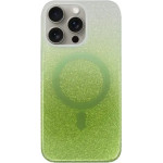 Vivid Magsafe Glitter Shine Case Apple Iphone 15 Pro Max Green - (CS-Fshn Glt 13-2403003)