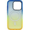 Vivid Magsafe Silicone Case Apple Iphone 14 Pro Max Blue/Orange - (CS-Mgs Tr 5-2403002)