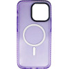 Vivid Magsafe Silicone Case Apple Iphone 15 Pro Max Purple - (CS-Mgs Tr 2-2403009)