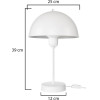 GloboStar Gazeta �������� ����������� ��������� �������� �� ����� 1 x E27 Ac 220-240V IP20 - ����� - �25 x �25 x �39cm - (203-0301)