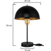 GloboStar Gazeta �������� ����������� ��������� �������� �� ����� 1 x E27 Ac 220-240V IP20 - ����� & ������� - �25 x �25 x �39cm - (203-0299)