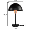 GloboStar Gazeta �������� ����������� ��������� �������� �� ����� 1 x E27 Ac 220-240V IP20 - ����� & ������� - �25 x �25 x �39cm - (203-0300)
