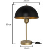 GloboStar Gazeta �������� ����������� ��������� �������� �� ����� 1 x E27 Ac 220-240V IP20 - ����� & ����� - �25 x �25 x �39cm - (203-0305)