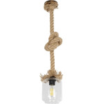 GloboStar Jam Vintage �������� ��������� ������ �� ����� 1 x E27 Ac 220-240V IP20 - ������� & ���� - �13 x �13 x �125cm - (999-0116)