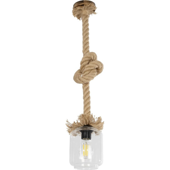 GloboStar Jam Vintage �������� ��������� ������ �� ����� 1 x E27 Ac 220-240V IP20 - ������� & ���� - �13 x �13 x �125cm - (999-0116)