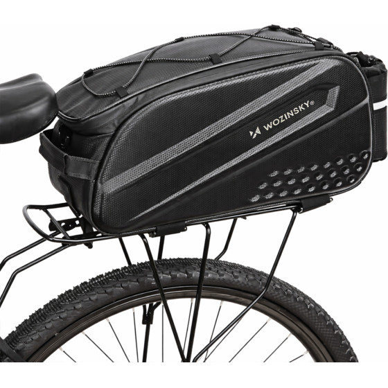 Wozinsky Bike Trunk Bag With Long Strap And Expandable Side Pockets - Black 5907769384905 - (WTRW-10)