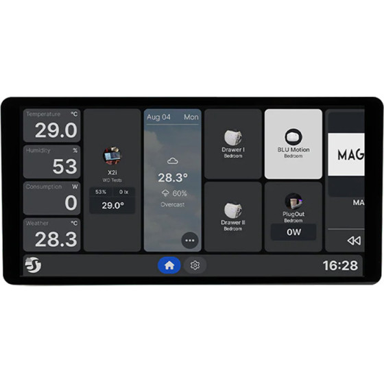 Shelly 6,95'' Wall Display X2i WiFi/Blu ������� ������� (������) - (WDX2iB)