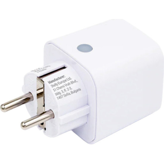 Shelly Plug M Gen3 Matter 13A ������ �����, ����� - (PlugPMGen3W)