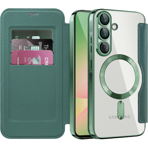 Techsuit - Smartmag Book Case - Samsung Galaxy A57 5G - Green
