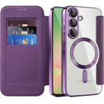 Techsuit - Smartmag Book Case - Samsung Galaxy A57 5G - Purple