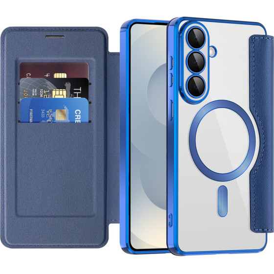Techsuit - Smartmag Book Case - Samsung Galaxy S26 - Blue