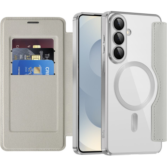 Techsuit - Smartmag Book Case - Samsung Galaxy S26 Plus - Gray